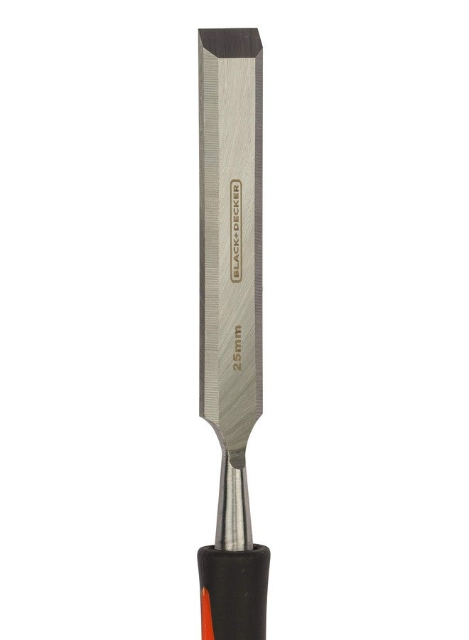 BLACK+DECKER BDHT16697 Steel Wood Chisel-25mm (Orange) - Image 2
